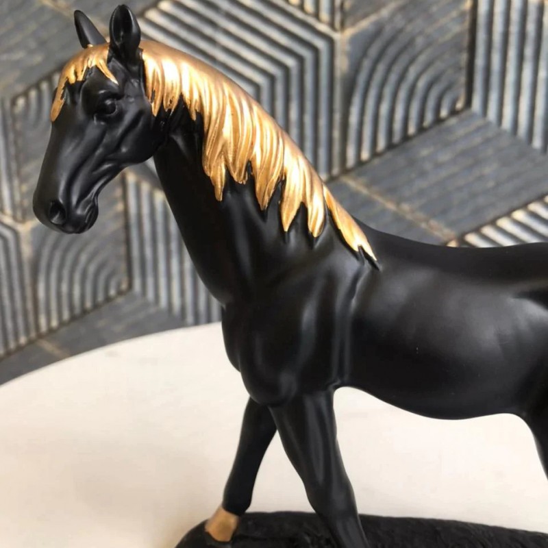 resin horse showpiece statue